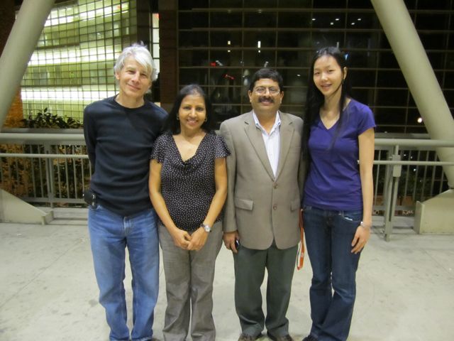 Picture with guest speaker and his wife.