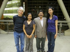 Picture with guest speaker and his wife.