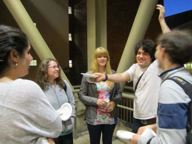 Alex talks about his day with the UCLA hosts.
