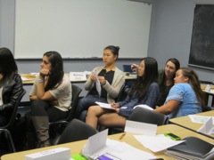 Students act as jurors.