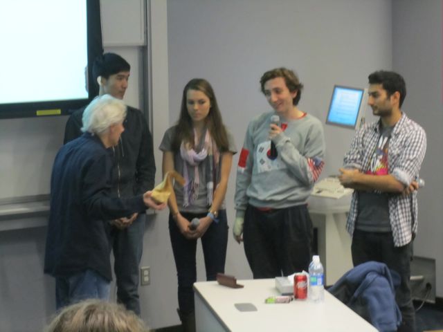 Students try to guess what food item in the mystery bag causes many deaths a year.
