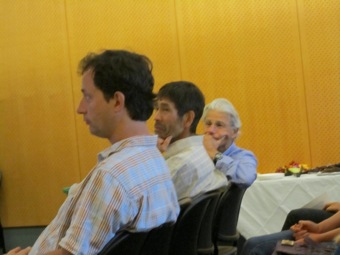 Dr. Matteo, Dr. Harada, and Bob judge Brandon's presentation.
